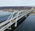 View Of The New And Old I 74 Bridge Looking Northwest With Bettendorf Ia In The Distance March 1 2022 Jpg 1